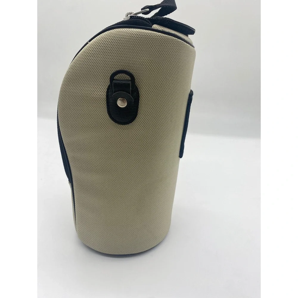 Canon LZ1326 Tan Black Padded Ballistic Nylon Camera Lens Case Pouch